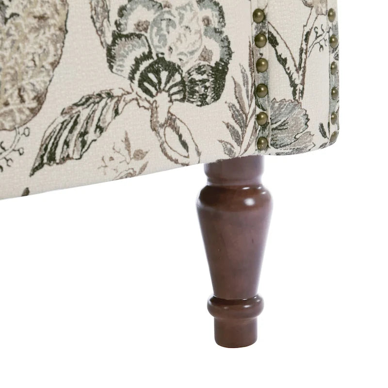 Upholstered Accent Chair Nailhead Trim Arm Chair