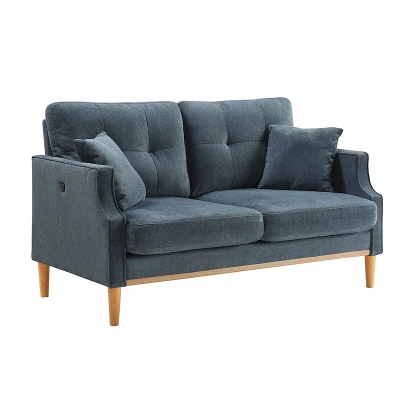 Modern Loveseat Sofa with USB Charge