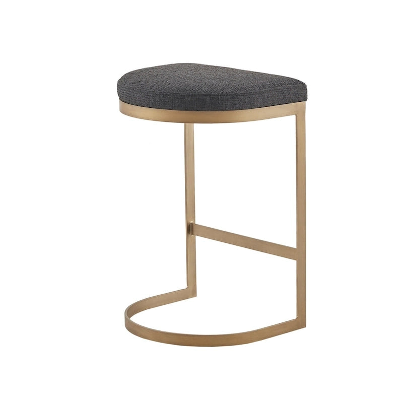 Charcoal Antique Gold Counter Stool