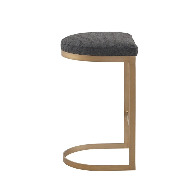 Charcoal Antique Gold Counter Stool