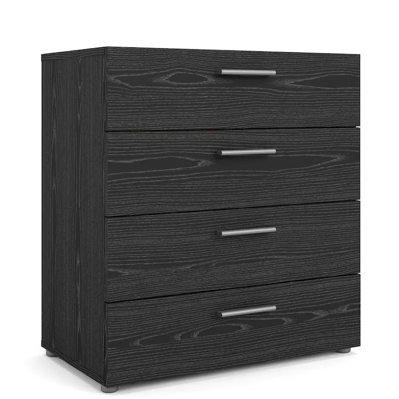 Contemporary Four Drawer Engineered Wood Storage Chest