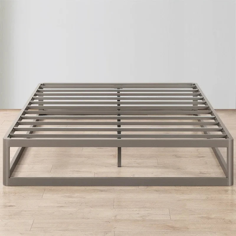 12-inch Heavy Duty Metal Platform Bed Frame Grey