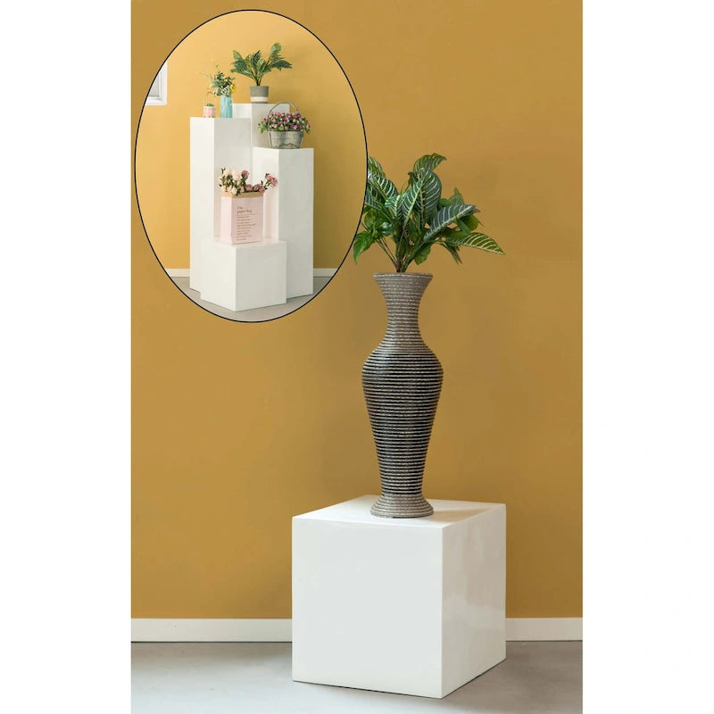 Flower Stand cube, Interior Design, decorative display cube, Wedding Pedestal stand, Centerpiece, Flower Display Stand
