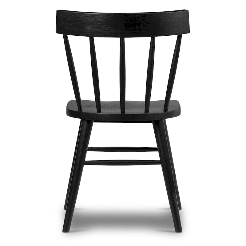 Dining Chair - Solid Oak Wood with Spindle-Back