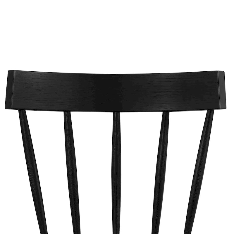 Dining Chair - Solid Oak Wood with Spindle-Back