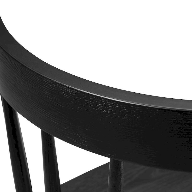 Dining Chair - Solid Oak Wood with Spindle-Back