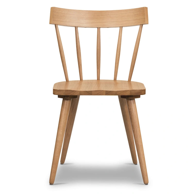Dining Chair - Solid Oak Wood with Spindle-Back