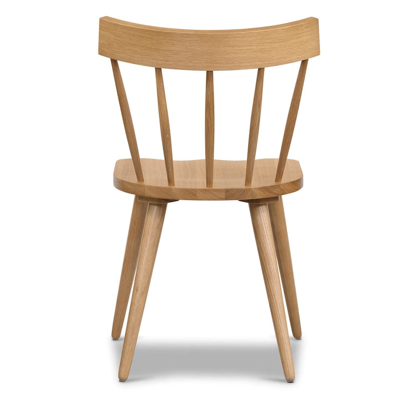 Dining Chair - Solid Oak Wood with Spindle-Back