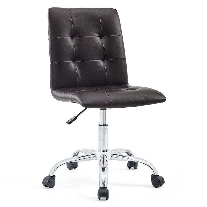 Armless Mid Back Office Chair
