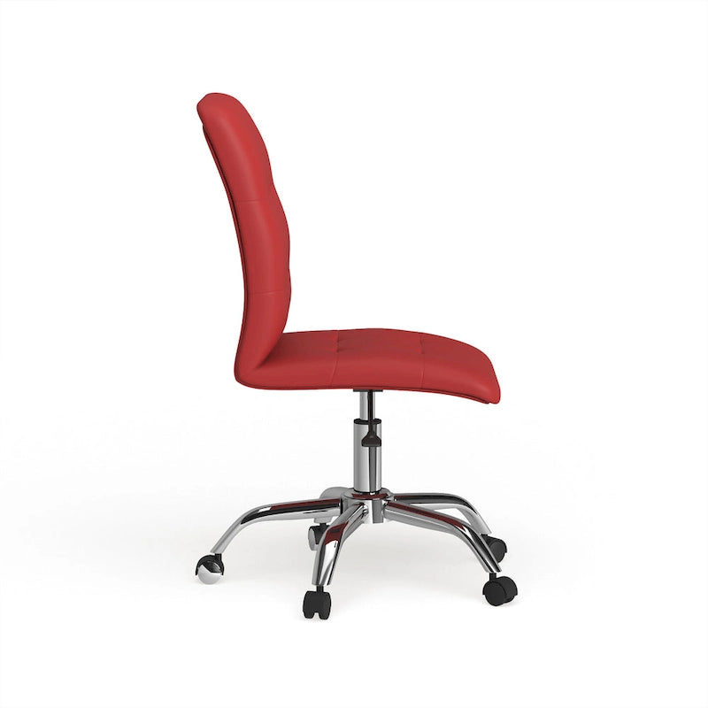 Armless Mid Back Office Chair