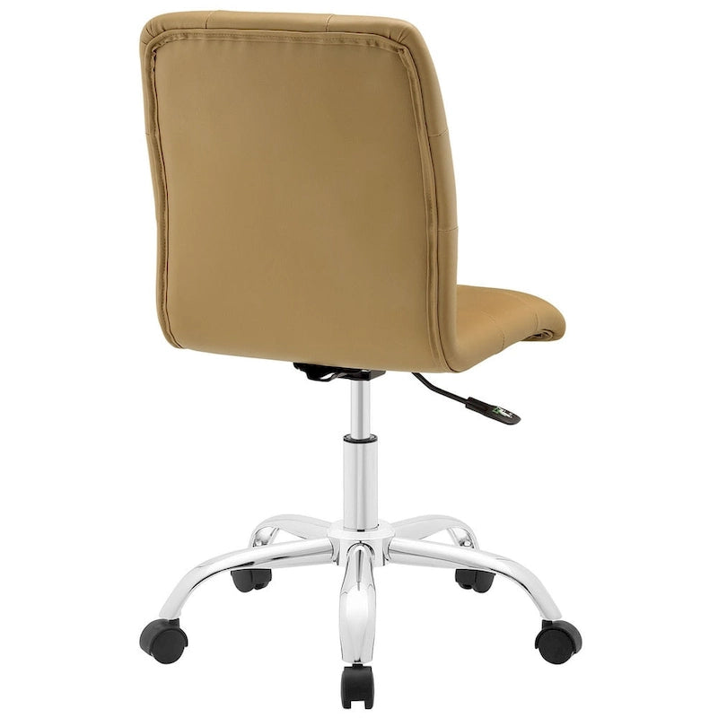 Armless Mid Back Office Chair