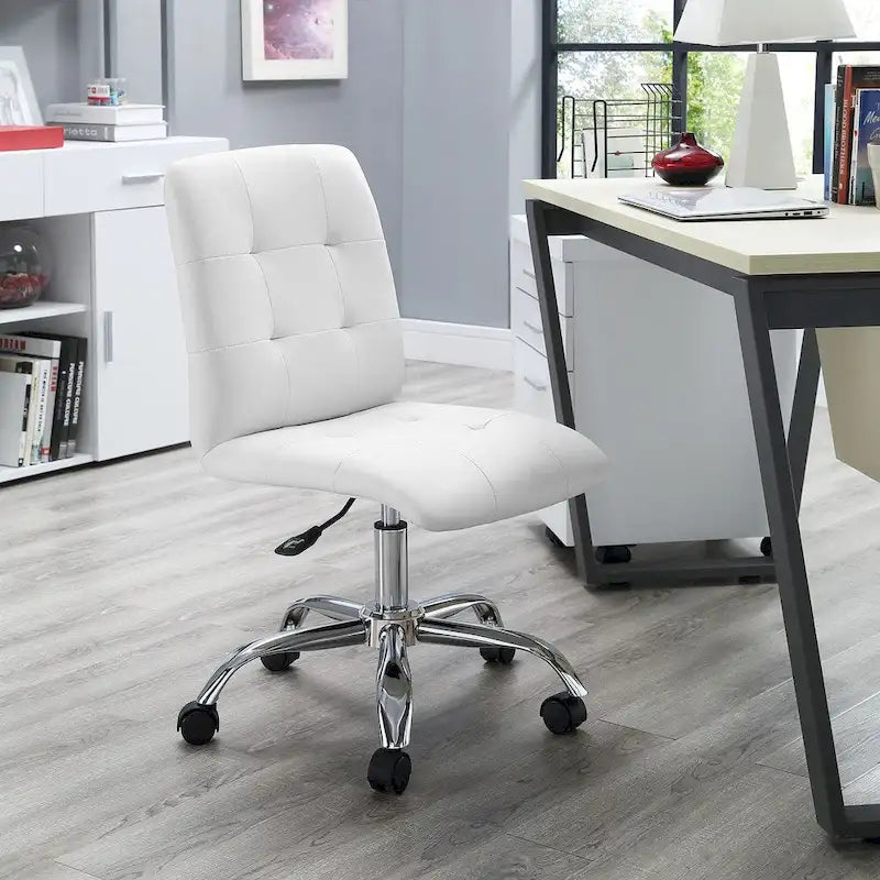 Armless Mid Back Office Chair