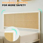 Modern Style Woven Panel Bed Frames